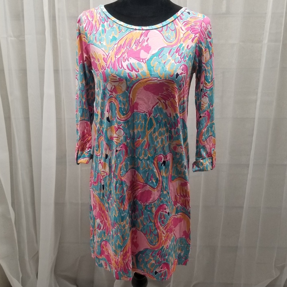 Lily Pulitzer  flamingo dress
